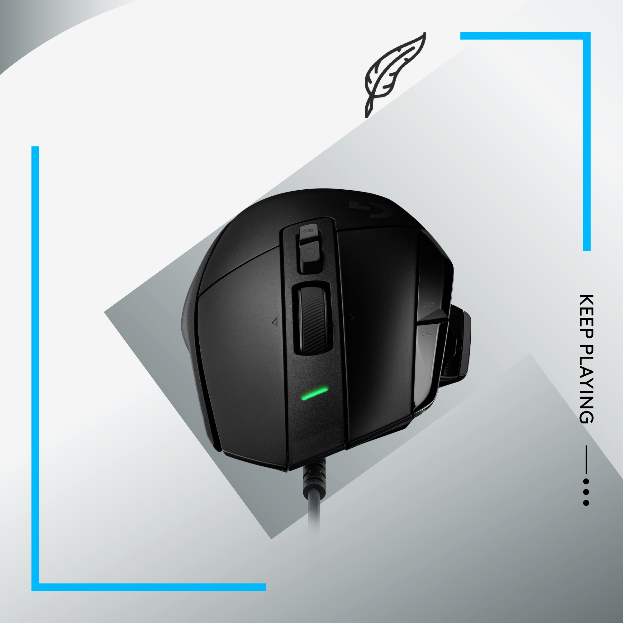 MOUSE RATON LOGITECH G G502 X GAMING OPTICO USB 25600PPP NEGRO