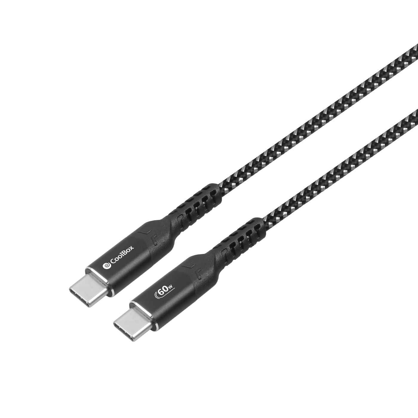 CABLE COOLBOX CARGA MAS DATOS MICRO USB-C 60W 1.2m