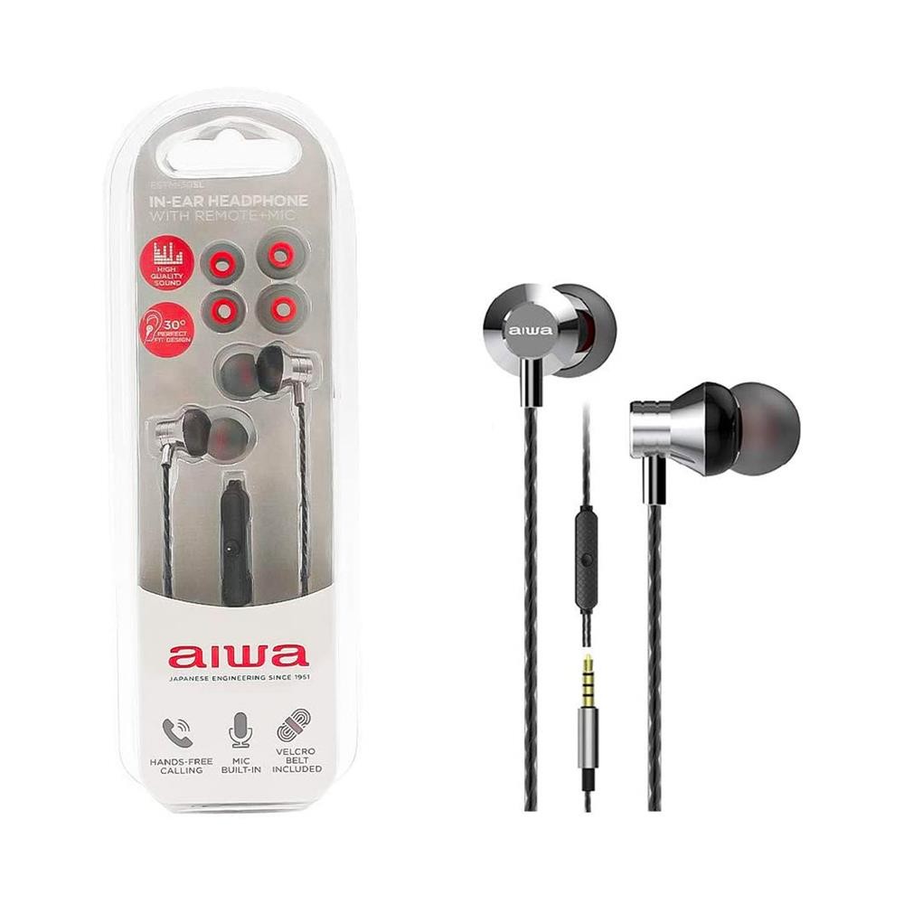 AURICULARES AIWA ESTM-50 PLATA