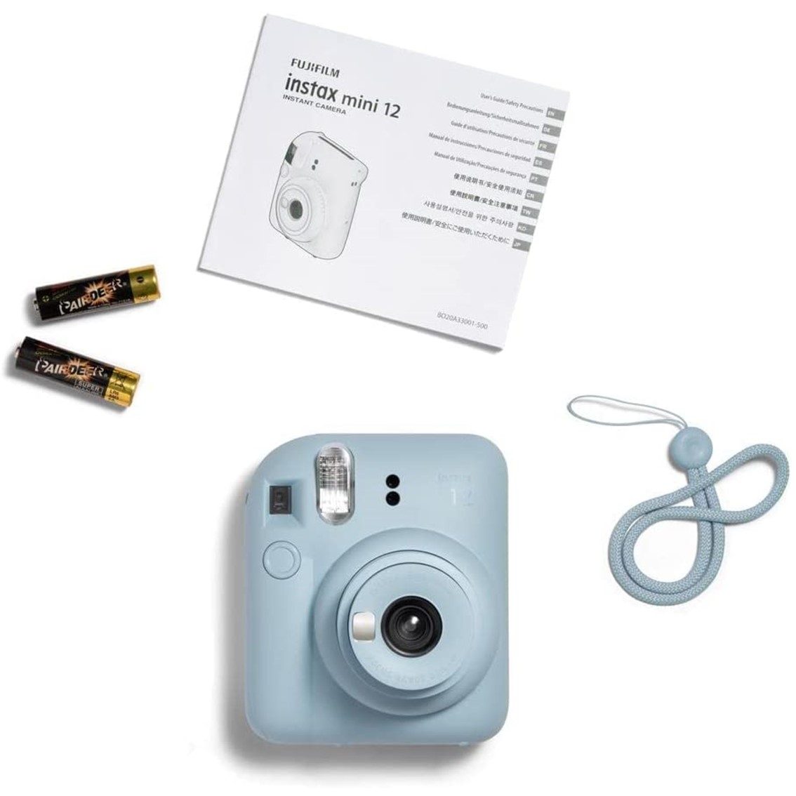 CAMARA FUJIFILM MINI INSTAX 12 FLASH/ AUTOEXPOSICION/ AZUL PASTEL