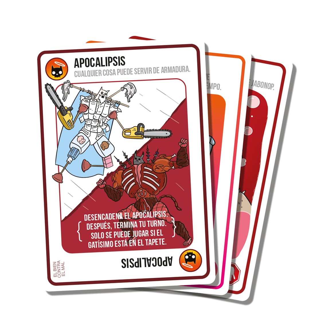 JUEGO DE MESA EXPLODING KITTENS EL BIEN CONTRA EL MAL EDAD RECOMENDADA 7 AÑOS