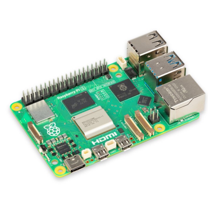 RASPBERRY PI 5 BCM2712, Arm Cortex-A76, 8GB RAM, MicroSD, Wifi, HDMI, Botón de encendido