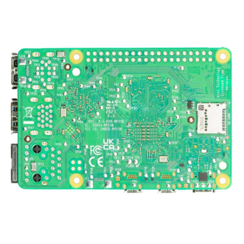 RASPBERRY PI 5 BCM2712, Arm Cortex-A76, 8GB RAM, MicroSD, Wifi, HDMI, Botón de encendido