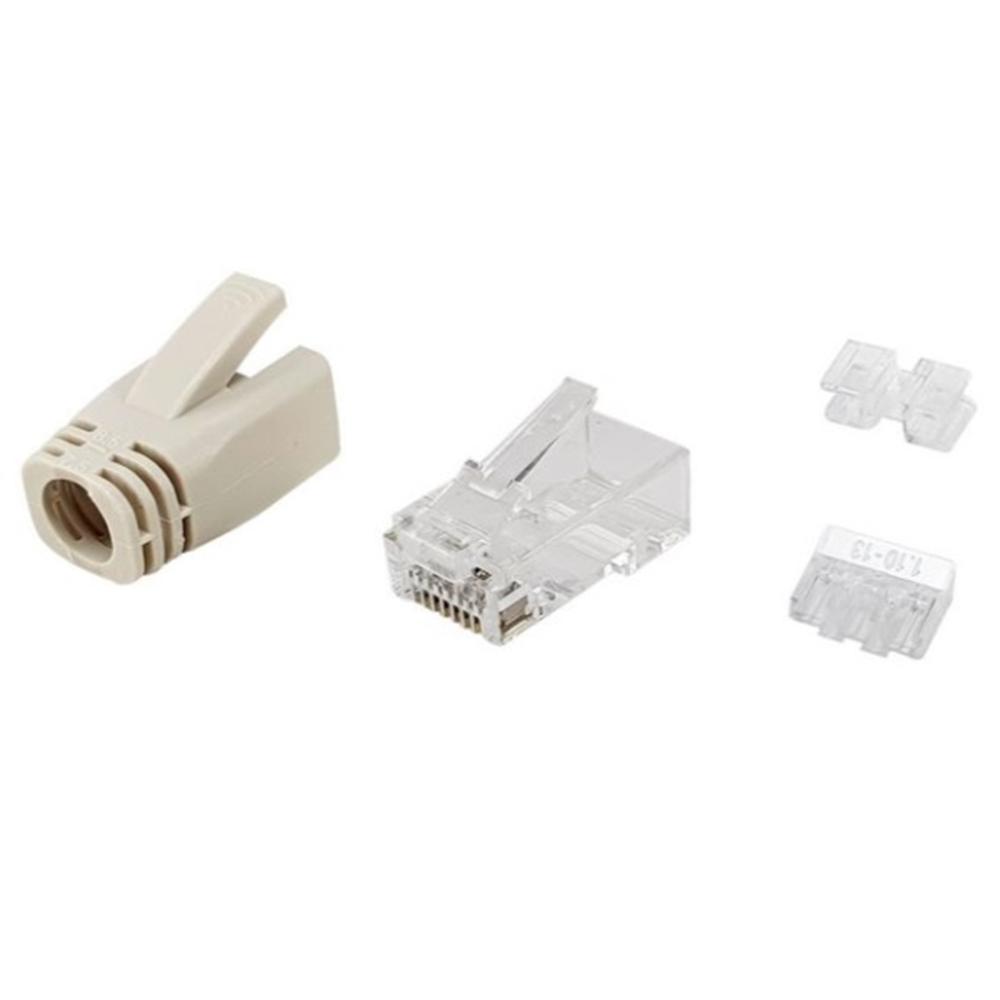 KIT 100 UDS CONECTORES RJ45 EQUIP CATEGORIA 6A UTP