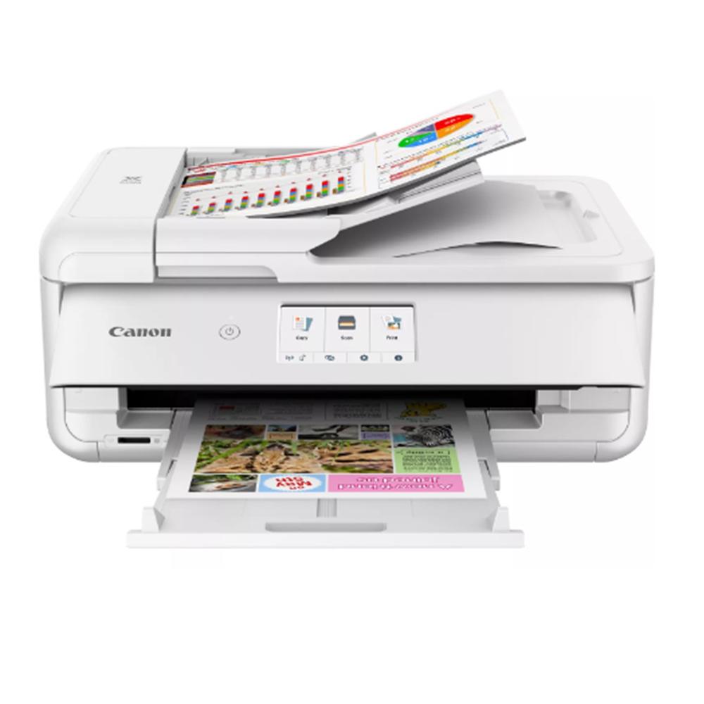 MULTIFUNCION CANON PIXMA TS9551CA INYECCION COLOR A3/ BLANCA/ RED/ WIFI/ DUPLEX IMPRESION/ ADF/ TINTAS INDEPENDIENTES/ LCD TACTIL
