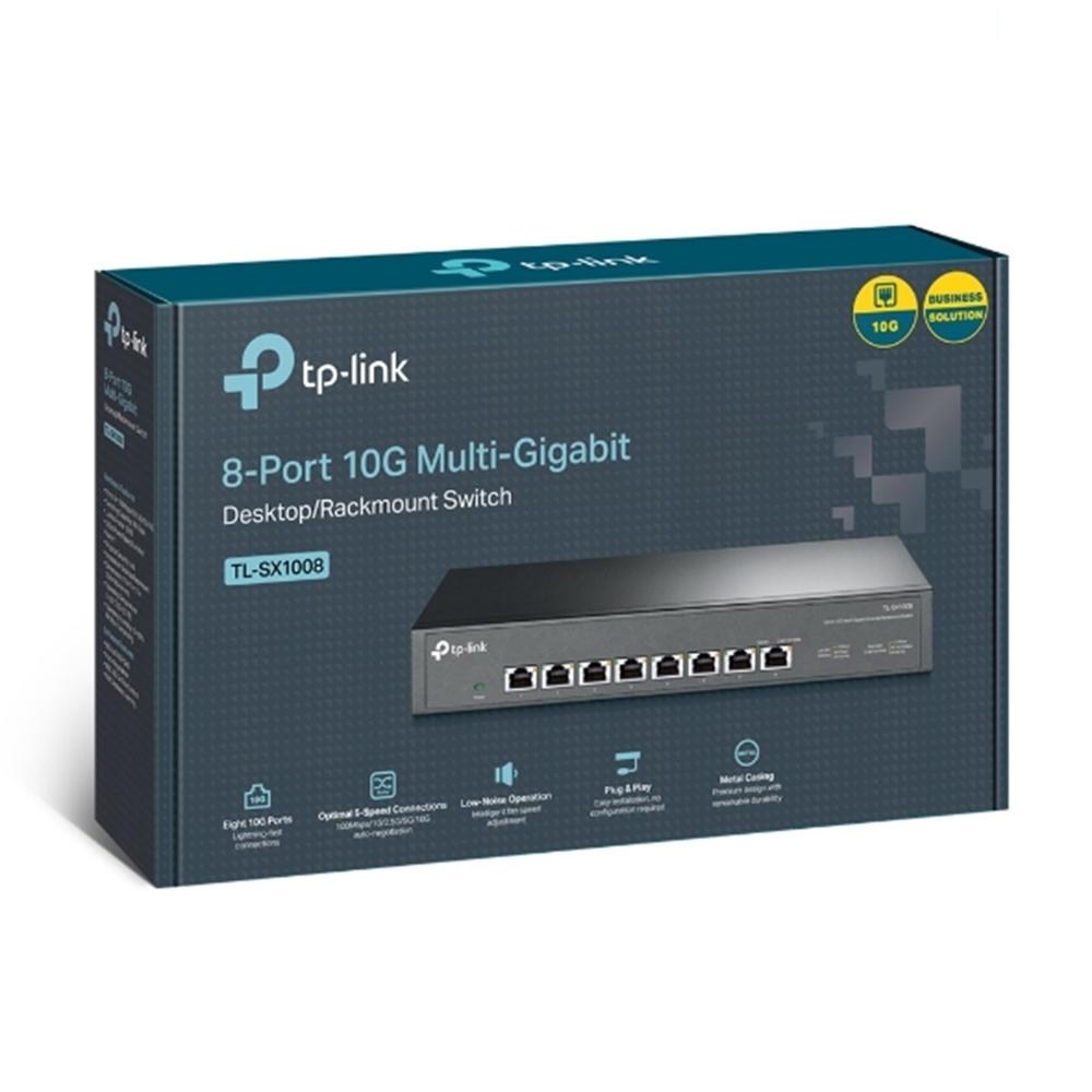 SWITCH TP-LINK TL-SX1008 8 PUERTOS