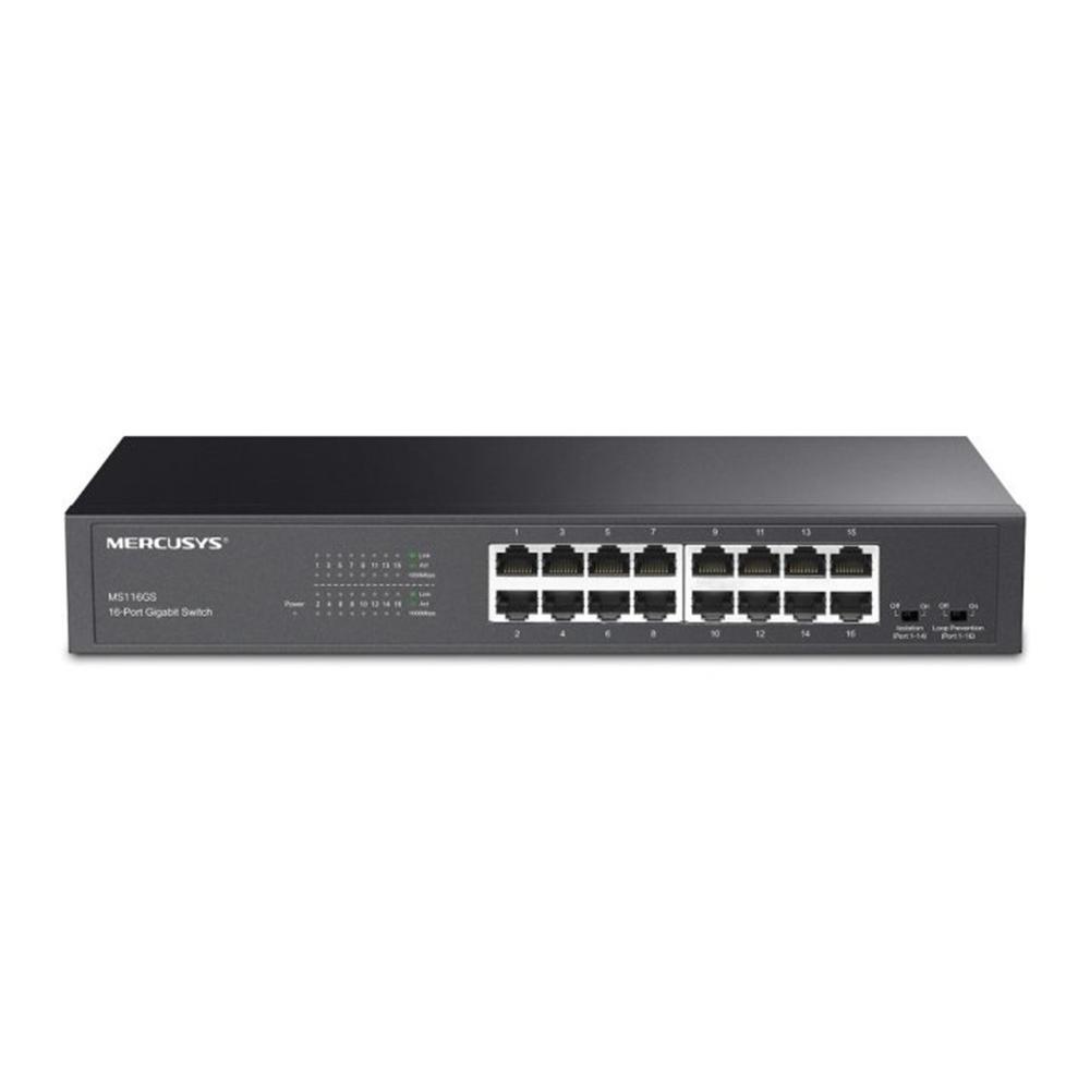 SWITCH MERCUSYS MS116GS 16 PUERTOS