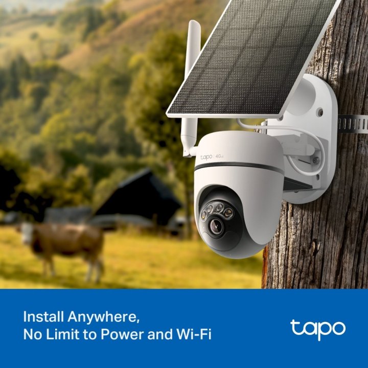 CAMARA DE SEGURIDAD WIFI TP-LINK TAPO C615G KIT 2K PANEL SOLAR
