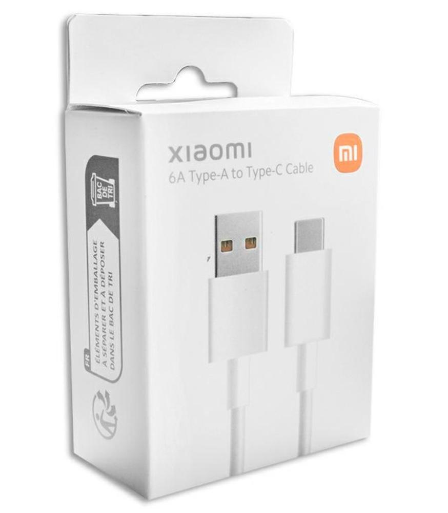 CABLE USB TIPO C A USB TIPO A XIAOMI 1M/ MACHO-MACHO/ BLANCO