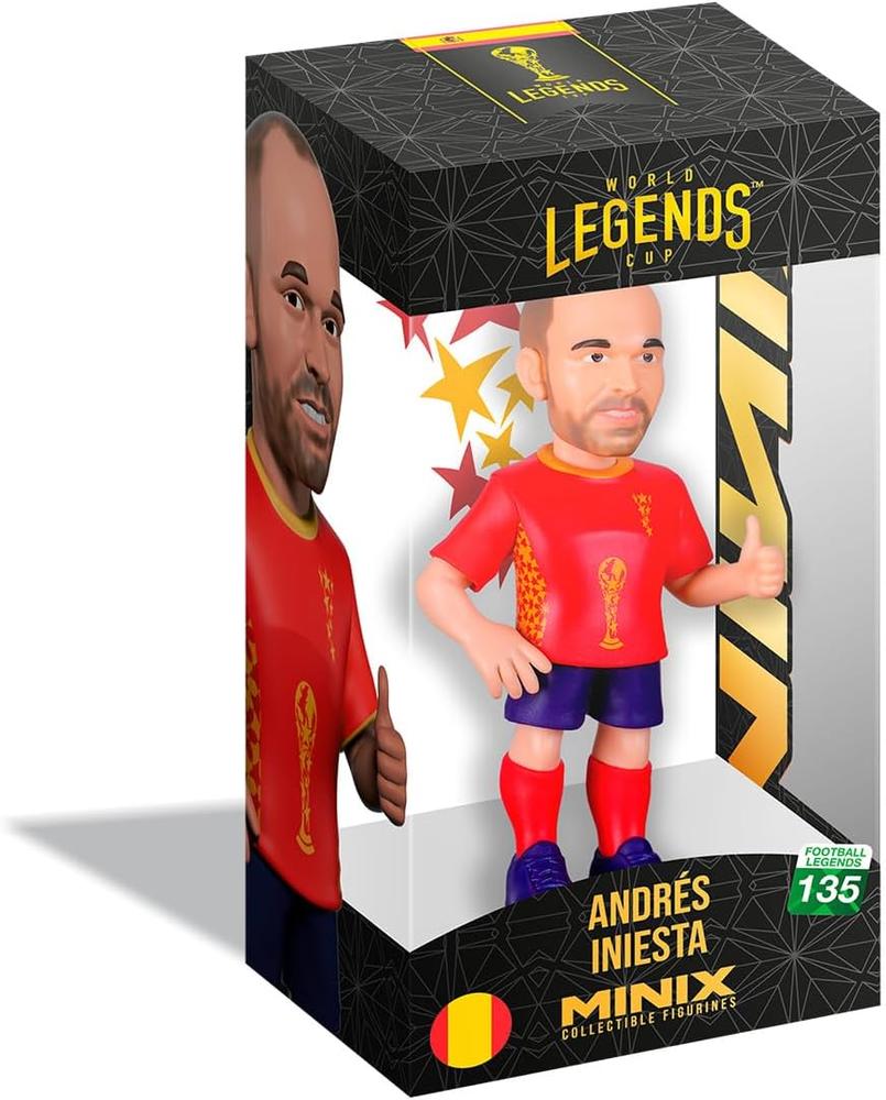 FIGURA MINIX ESPAÑA INIESTA