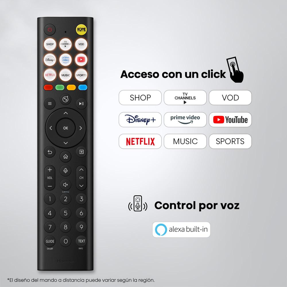 TV HISENSE 65" MINI LED 4K UHD / 65E8S / SMART TV