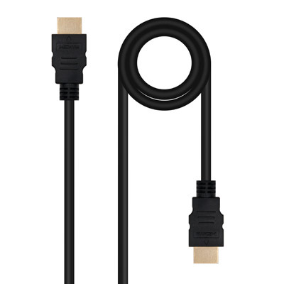 CABLE HDMI 2.0 NANOCABLE 10M / MACHO-MACHO/ NEGRO