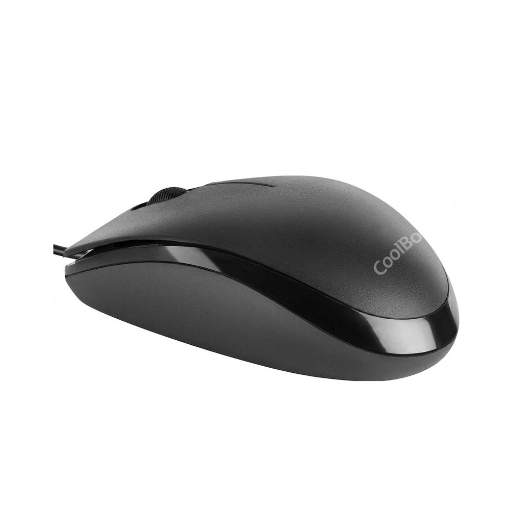 MOUSE RATON COOLBOX USB 01 1600 DPI NEGRO