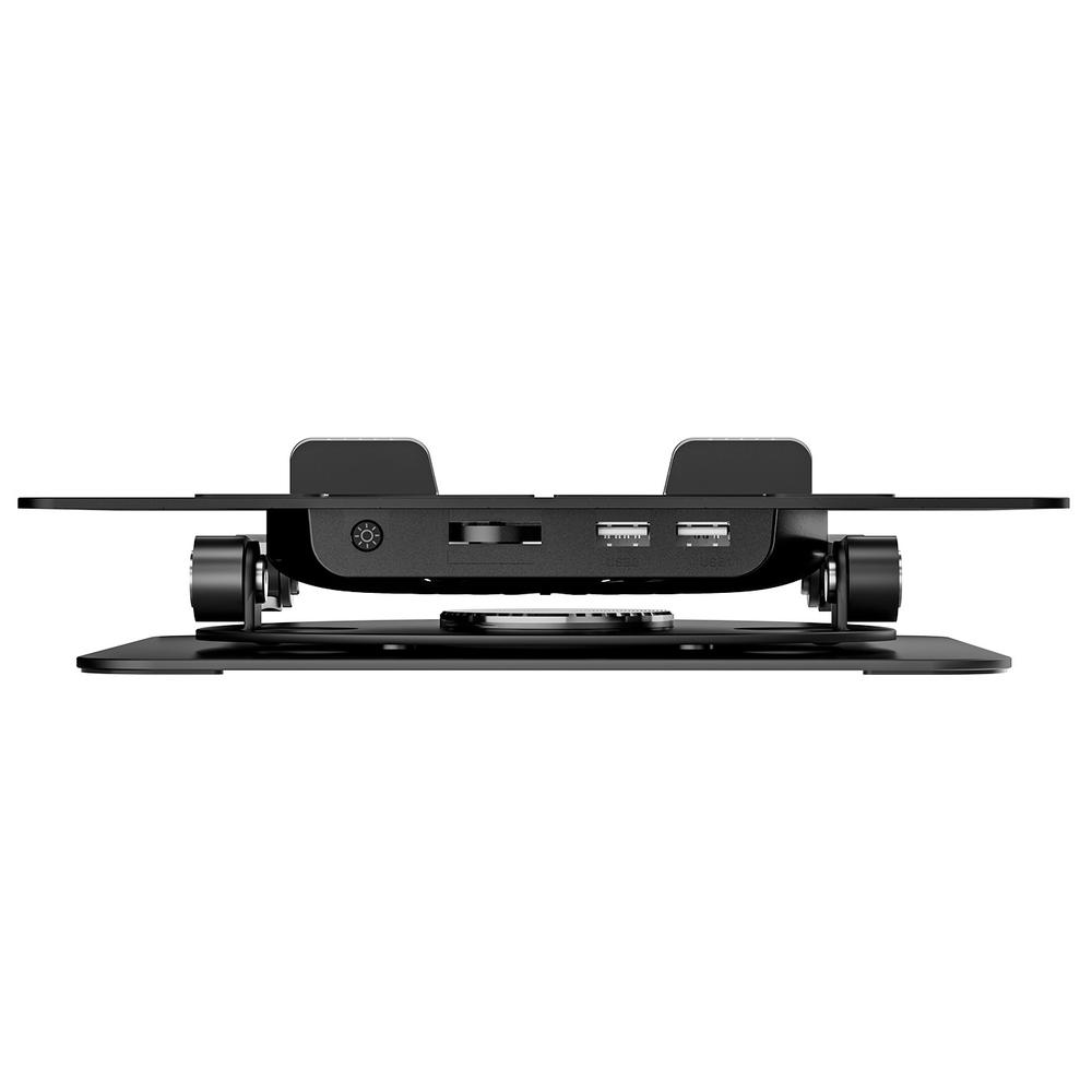 SOPORTE / BASE REFRIGERACION PARA PORTATIL COOLBOX COOLAIR 1VRGB AJUSTABLE HASTE 17" NEGRO