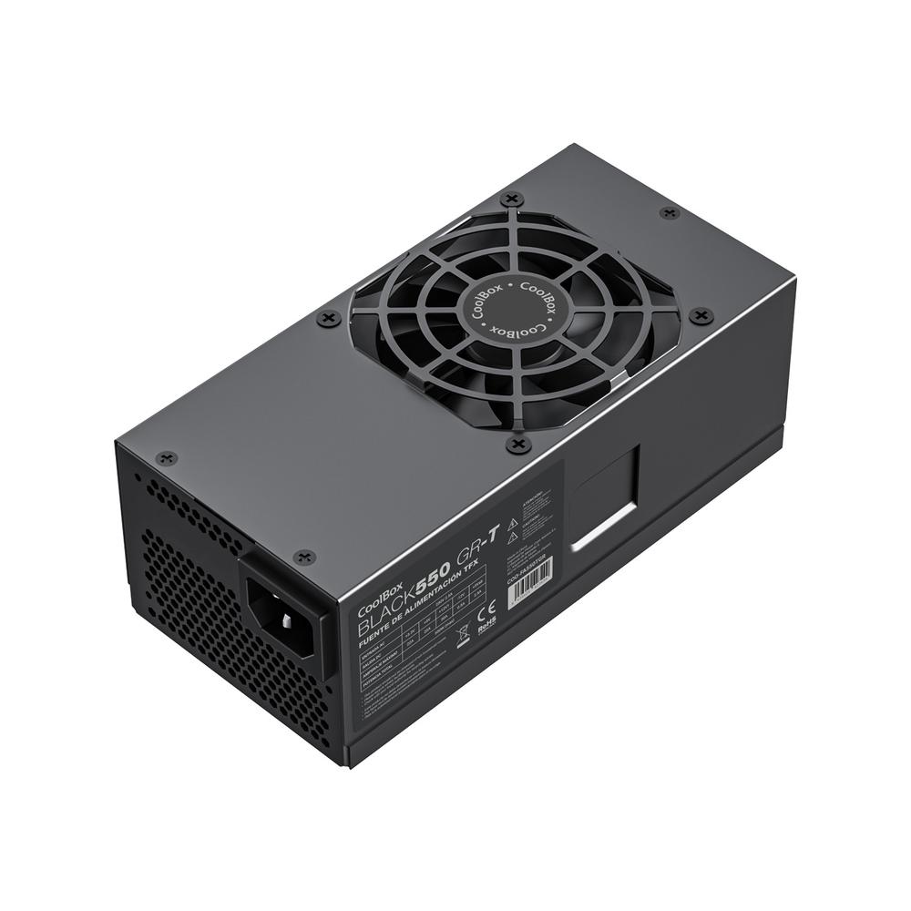 FUENTE DE ALIMENTACION COOLBOX TFX BLACK 550W 0GR-T