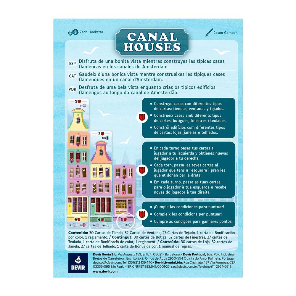 JUEGOO DE MESA CANAL HOUSES