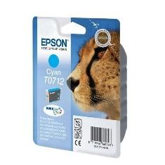 CARTUCHO TINTA EPSON C13T07124012 CIAN 7ML STYLUS D78/92/ 120/ DX40X0/ 44X0/ 50X0/ 60X0/ 74X0/ 84X0/ 7000F/ GUEPARDO