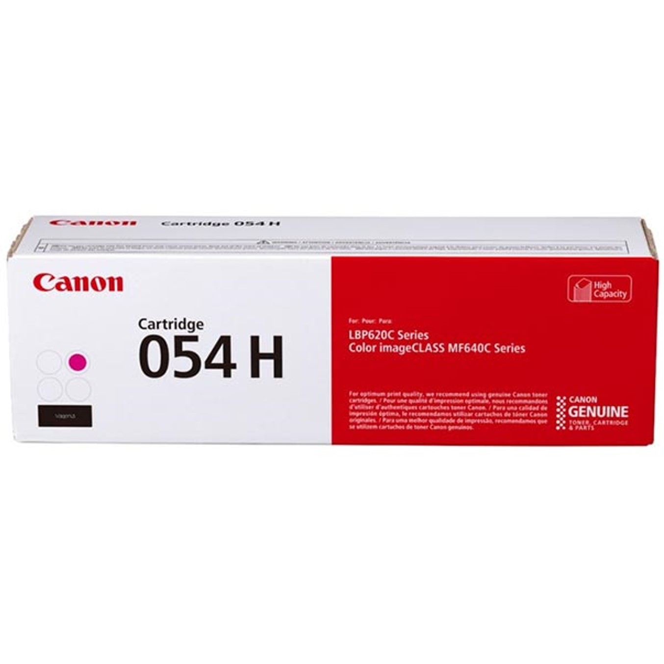 TONER CANON 054H MAGENTA 2300 PAG LBP622/ MF641/ MF644/ LBP621/ LBP623/ MF641/ MF643/ MF645