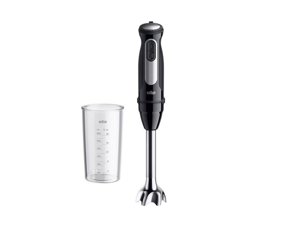Braun MultiQuick 5 Pro 0,6 L Batidora de inmersión 1000 W Negro, Plata