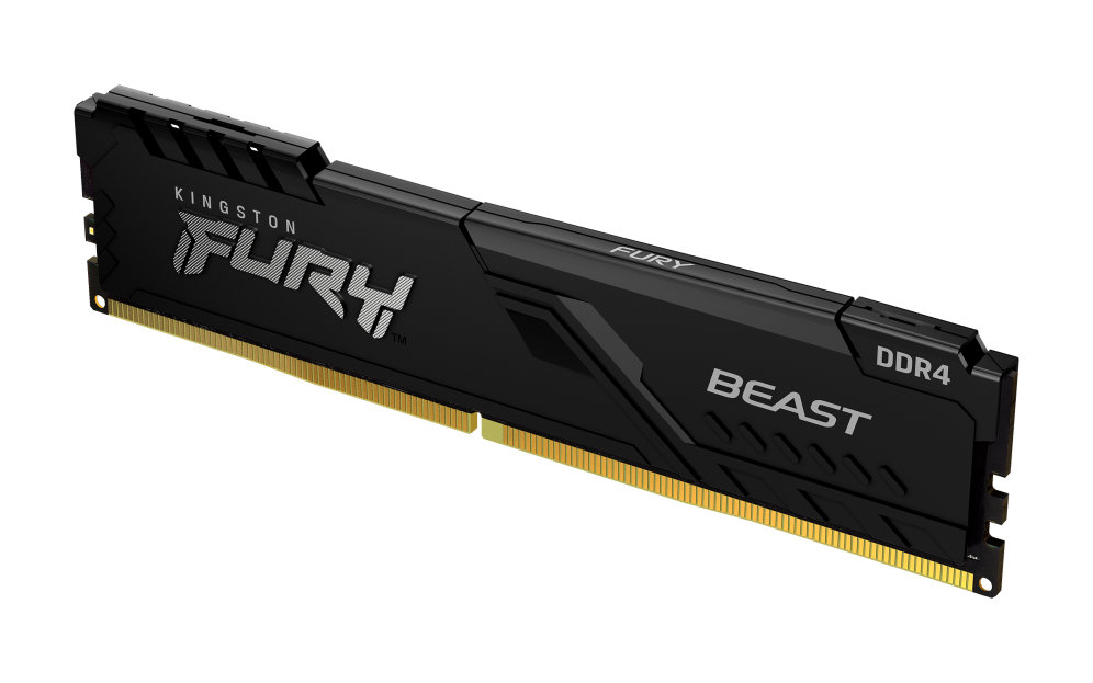 MEMORIA RAM DDR4 8 GB KINGSTON / 3600MHZ / PC4-28800 / FURY BEAST / NEGRO