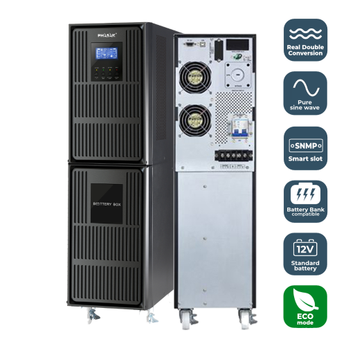 SAI UPS PHASAK 6000VA ONLINE DOUBLE CONVERSION PH 9260 6KVA