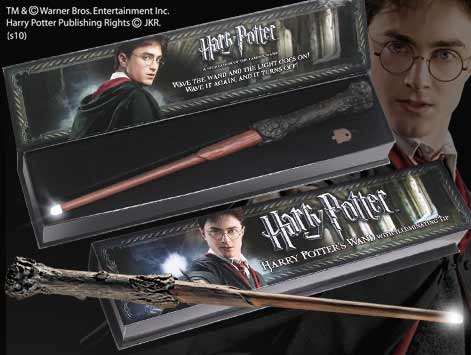 VARITA MÁGICA LUMINOSA THE NOBLE COLLECTION HARRY POTTER 35 CM
