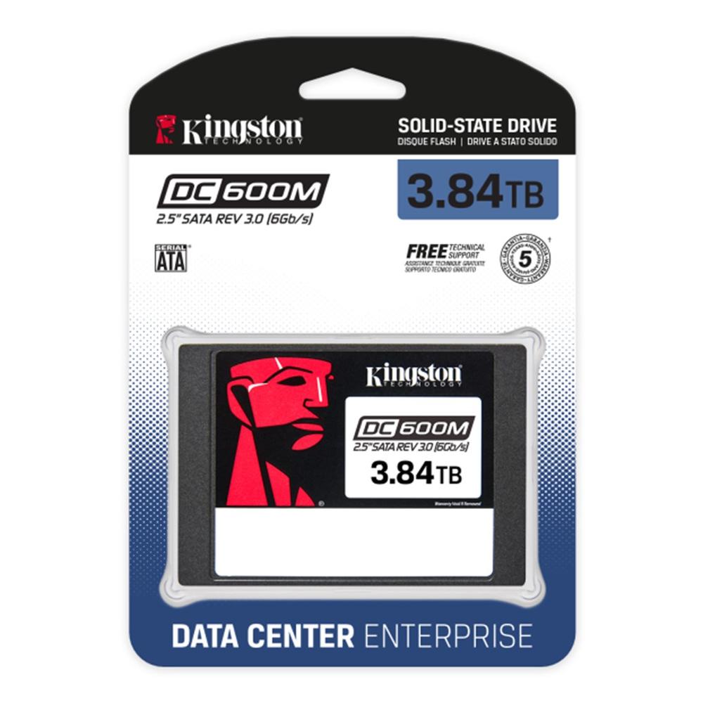 DISCO DURO INTERNO SSD KINGSTON DATA CENTER DC600M 3.84TB 2.5" SATA