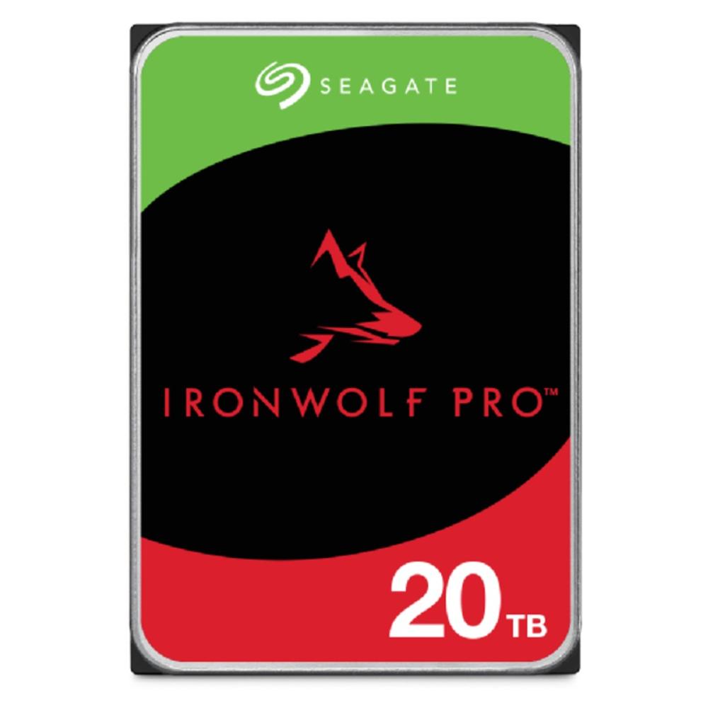 DISCO DURO INTERNO HDD SEAGATE IRONWOLF PRO NAS ST20000NT001 20TB 3.5" 7200RPM/ 256MB/ SATA 6GB/S