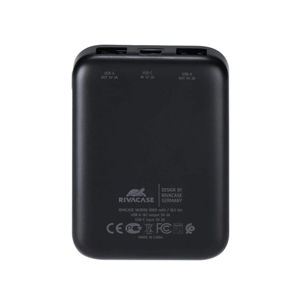 POWERBANK RIVACASE VA2006 5000MAH NEGRO