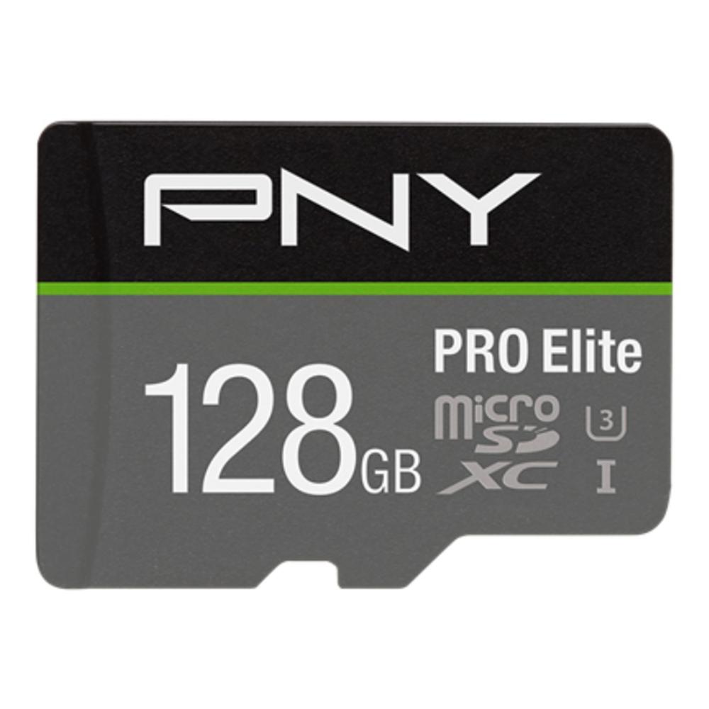 TARJETA MEMORIA MICRO SDXC PRO ELITE PNY 128GB CLASE 10 UHS-I U3