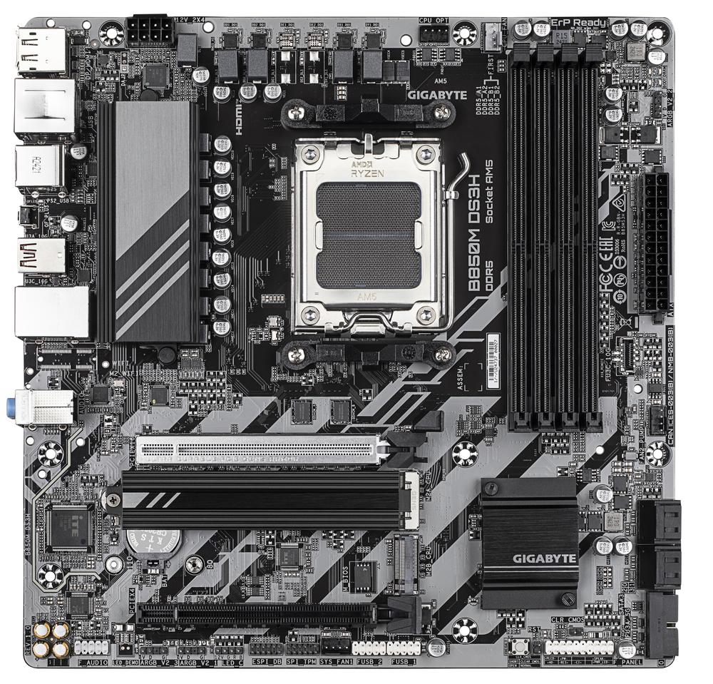 PLACA BASE GIGABYTE B850M DS3H MATX/ 4X DDR5