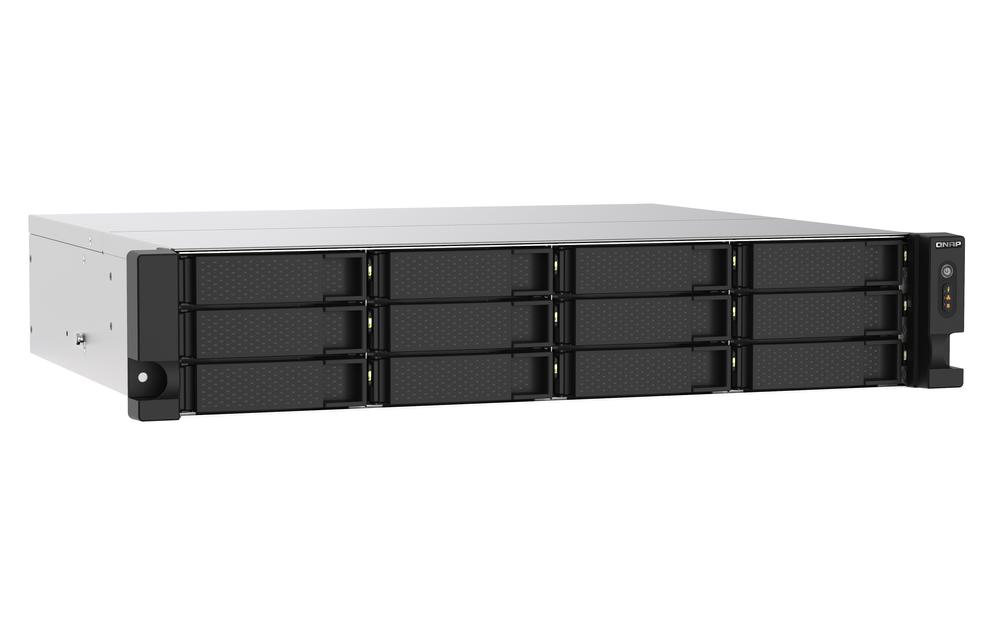 SERVIDOR NAS QNAP TS-1273AU-RP-8G 12 BAHIAS 2U RACK 8GB GIGABIT ETHERNET