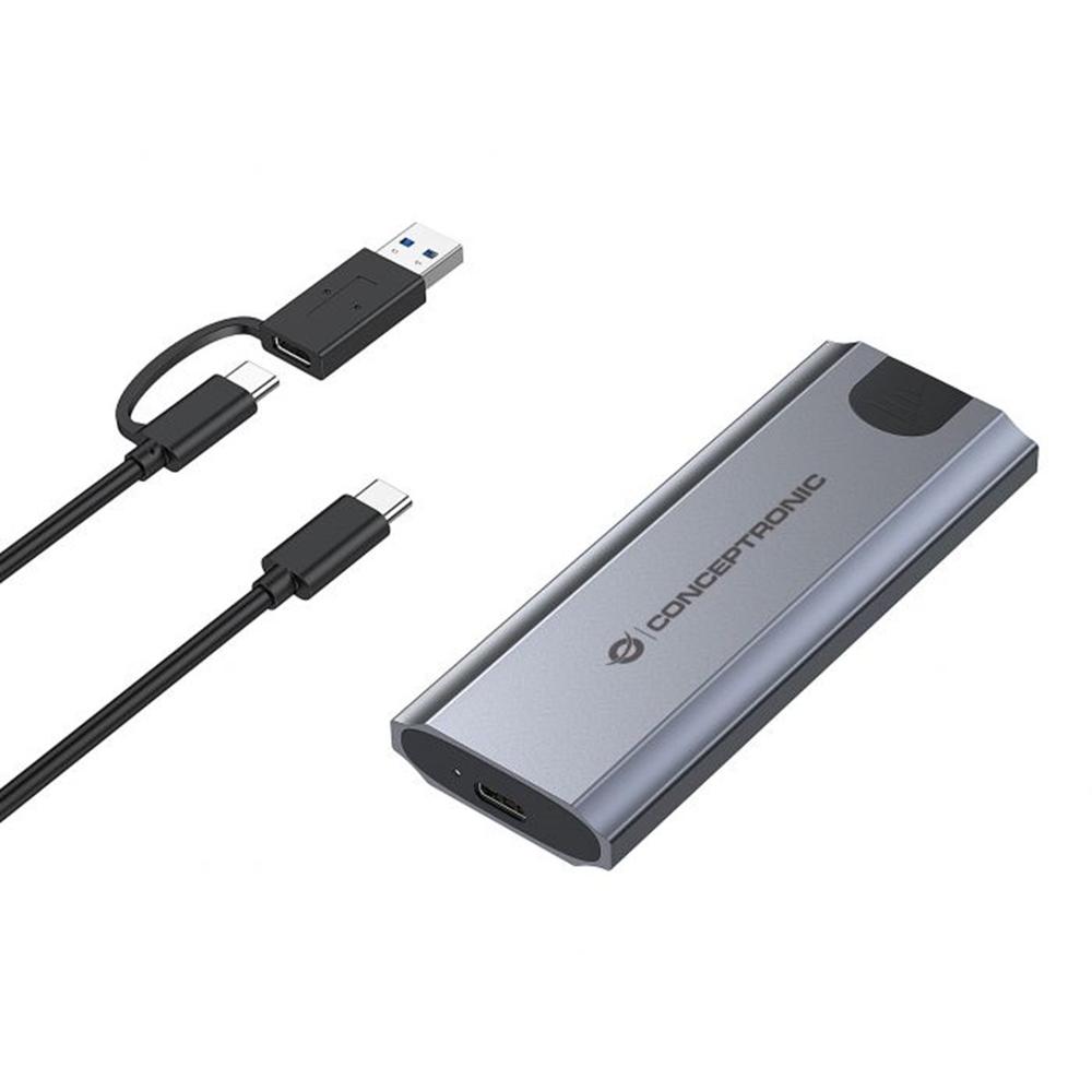 CAJA EXTERNA USB-C CONCEPTRONIC DANTE HD M.2 NVME SSD USB-C 3.2 GEN2 / USB-A