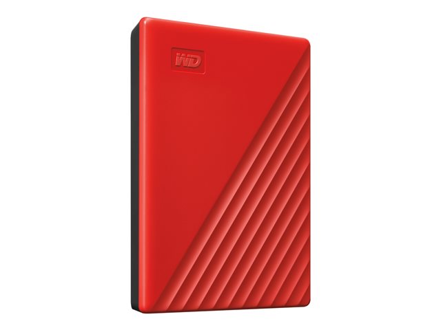 DISCO DURO EXTERNO HDD WD WESTERN DIGITAL 4TB MY PASSPORT USB 3.2 ROJO