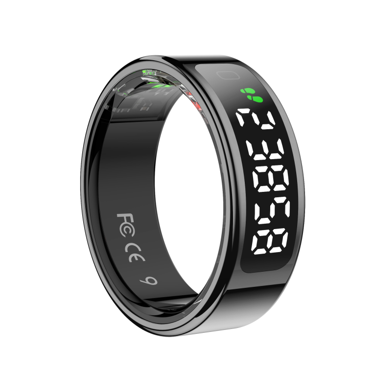 LEOTEC SMART RING KOR MAU NEGRO TALLA 8