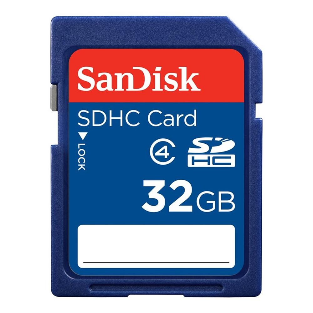 TARJETA MEMORIA SECURE DIGITAL SD 32GB SANDISK CLASE 4 SDHC