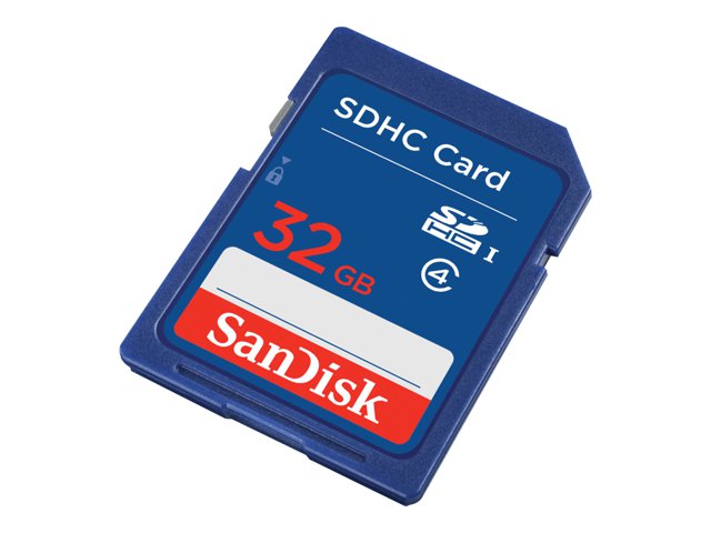 TARJETA MEMORIA SECURE DIGITAL SD 32GB SANDISK CLASE 4 SDHC