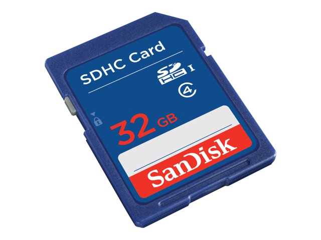 TARJETA MEMORIA SECURE DIGITAL SD 32GB SANDISK CLASE 4 SDHC