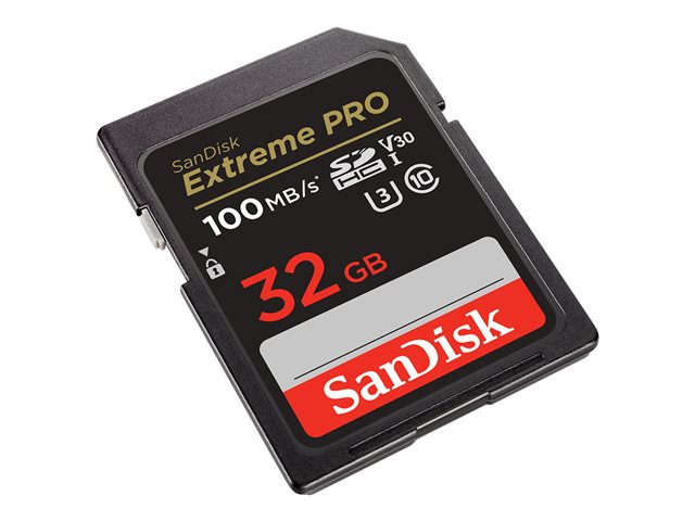 TARJETA MEMORIA SECURE DIGITAL SDHC 32GB SANDISK EXTREME PRO CLASE 10 UHS-I U3