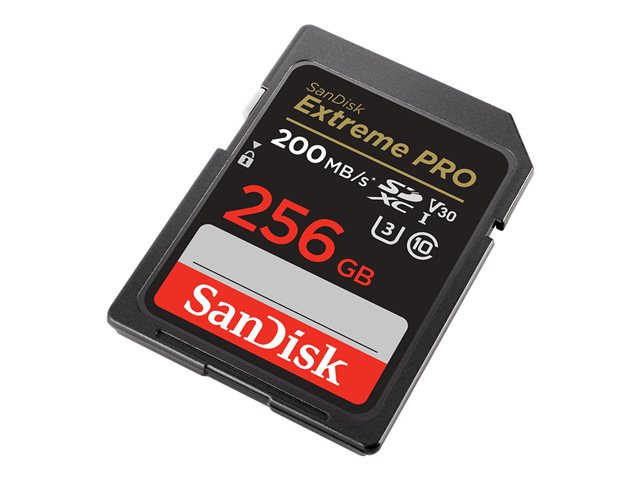TARJETA MEMORIA SECURE DIGITAL SDXC 256GB SANDISK EXTREME PRO CLASE 10 UHS-I U3