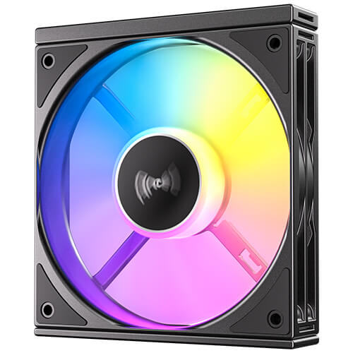 VENTILADOR CAJA ANTEC CONNECT 120 REVERSE ARGB 3X 120MM NEGRO