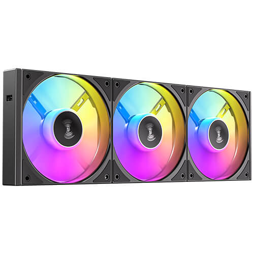 VENTILADOR CAJA ANTEC CONNECT 120 REVERSE ARGB 3X 120MM NEGRO