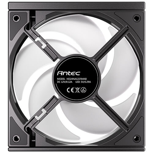 VENTILADOR CAJA ANTEC CONNECT 120 REVERSE ARGB 3X 120MM NEGRO