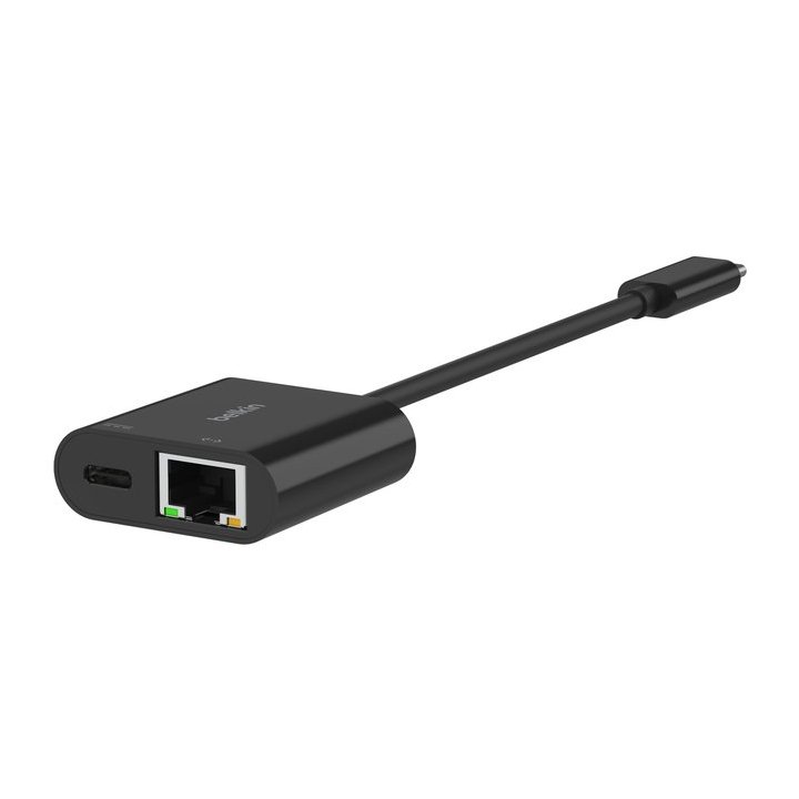 ADAPTADOR USB TIPO C A USB TIPO C / RJ45 BELKIN MACHO-HEMBRA / NEGRO