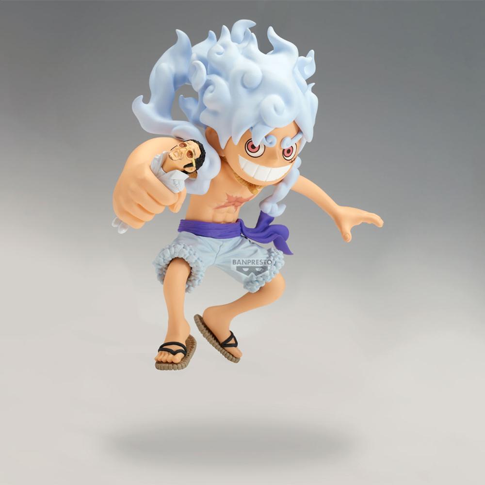 FIGURA BANPRESTO ONE PIECE MEGA WORLD COLLECTABLE MONKEY D.LUFFY VS BORSALINO 13CM