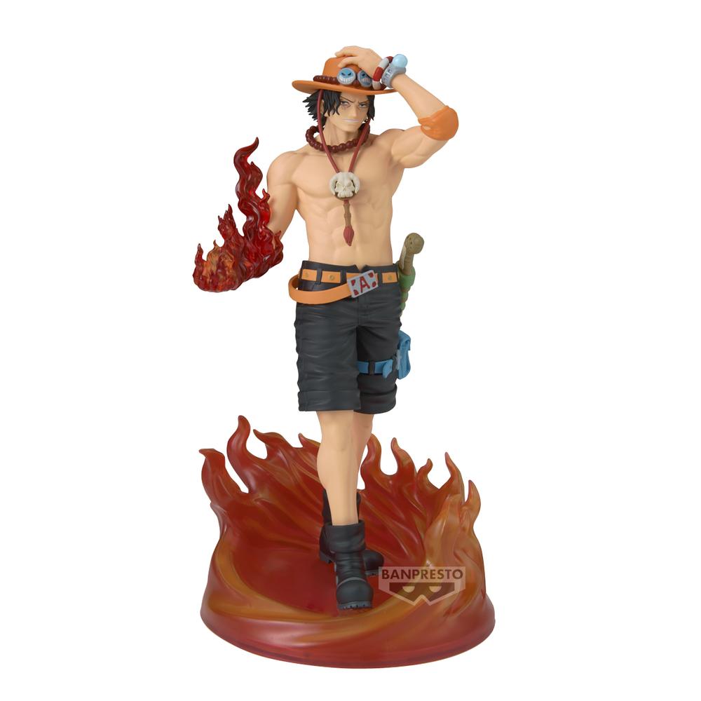 FIGURA BANPRESTO ONE PIECE THE SHUKKO LOGIA PORTGAS D.ACE SPECIAL EDITION