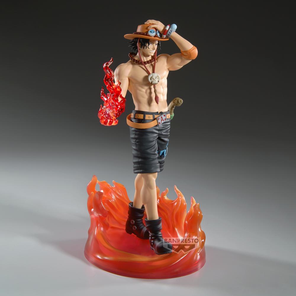 FIGURA BANPRESTO ONE PIECE THE SHUKKO LOGIA PORTGAS D.ACE SPECIAL EDITION