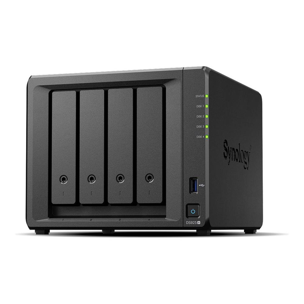 SERVIDOR NAS SYNOLOGY DISK STATION DS925+ 4GB 4 BAHIAS GIGABIT ETHERNET