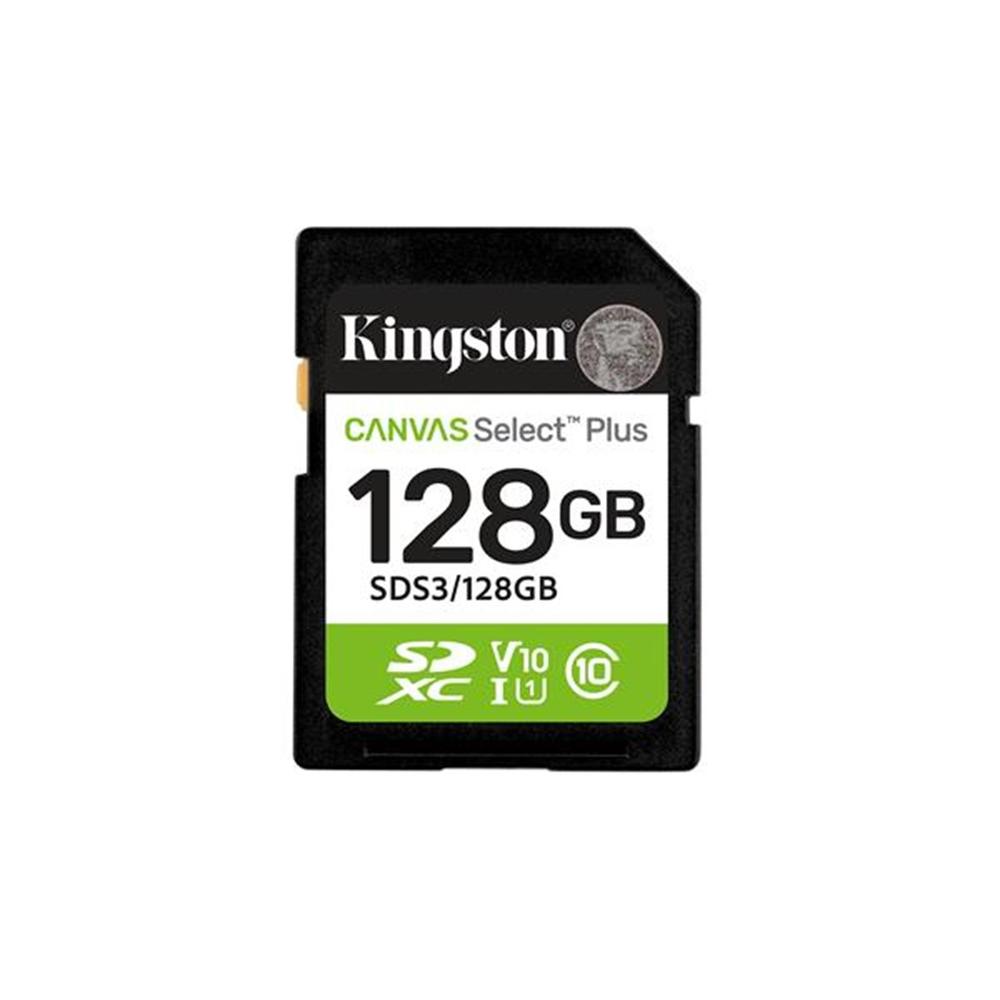 TARJETA MEMORIA SDXC 128GB KINGSTON CANVAS SELECT PLUS UHS-I CLASE 10