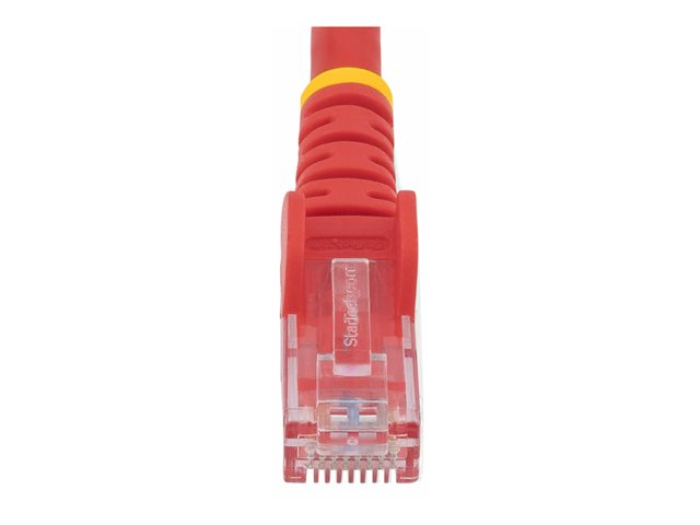 CABLE DE RED STARTECH LATIGUILLO RJ45 UTP CAT6 0.5M ROJO